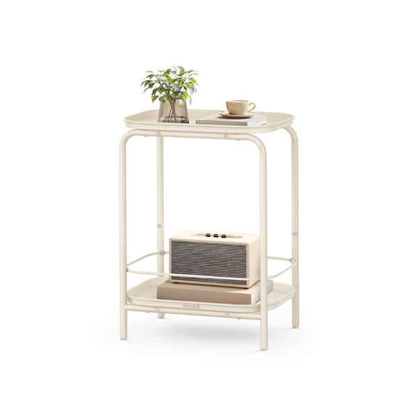 VASAGLE 2-Tier Outdoor Accent End Table ULET243W01