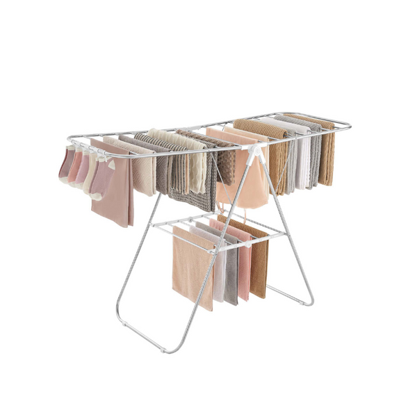 SONGMICS Clothes Drying Rack with Sock Clips ULLR052W01