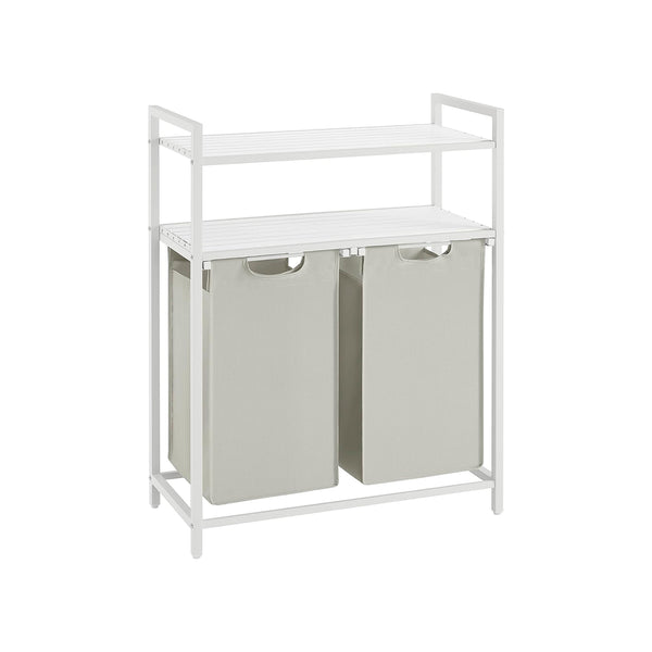 VASAGLE 2 x 46L Laundry Hamper UBLH211W01