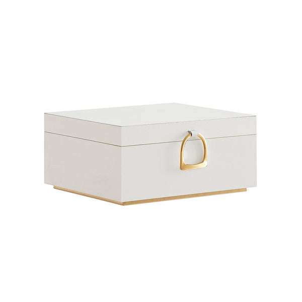 SONGMICS 2-Layer Jewelry Box with Handle UJBC165W01