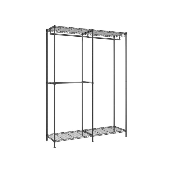 SONGMICS Clothing Rack with Adjustable Shelves and Hanging Rails ULGR423B01