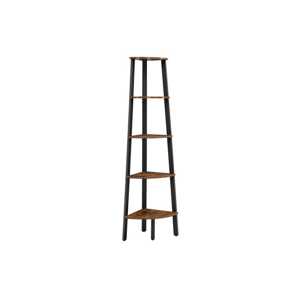 VASAGLE 5-Tier Industrial Corner Shelf ULLS35X