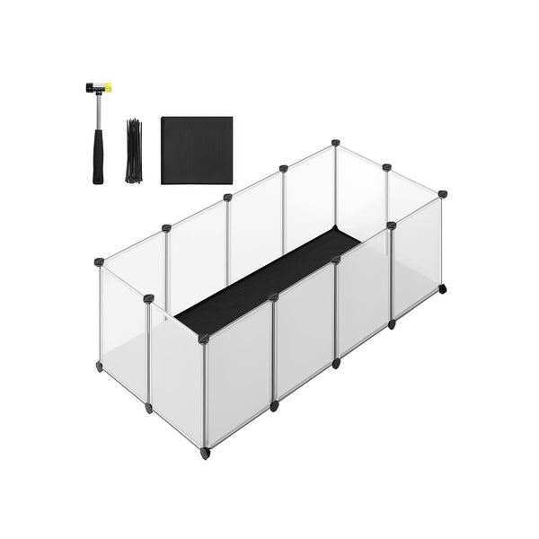 SONGMICS Pet Playpen with Floor ULPC009W01
