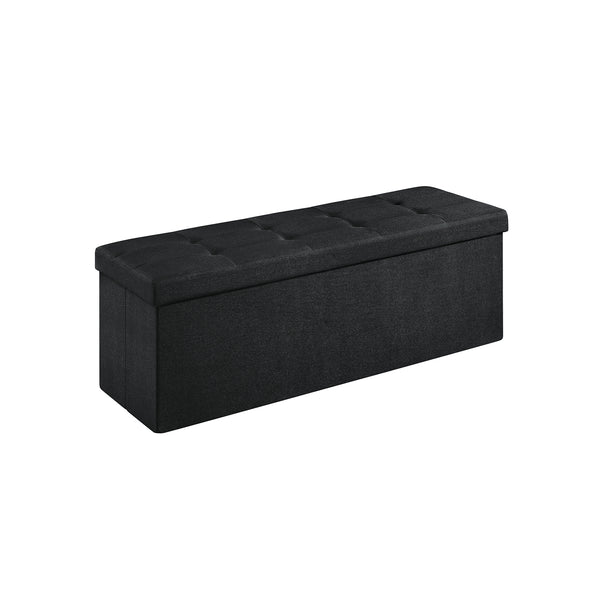 SONGMICS 43 Inches Folding Storage Ottoman Bench ULSF077B01
