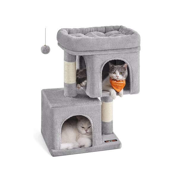Feandrea Cat Tree with 2 Cat Caves UPCT611W01