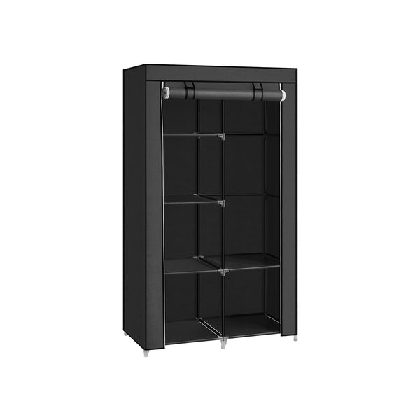 SONGMICS 34" Portable Clothes Closet with Hanging Rod URYG84BK